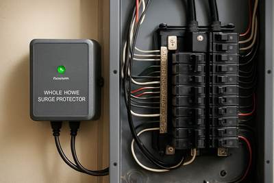 Whole-System AC Surge Protector - 60,000 Amp