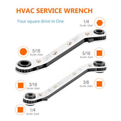 Adjustable HVAC Service Wrench