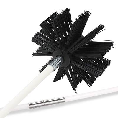 Drill-Powered Dryer Vent Cleaning Kit - 8 ft Reach